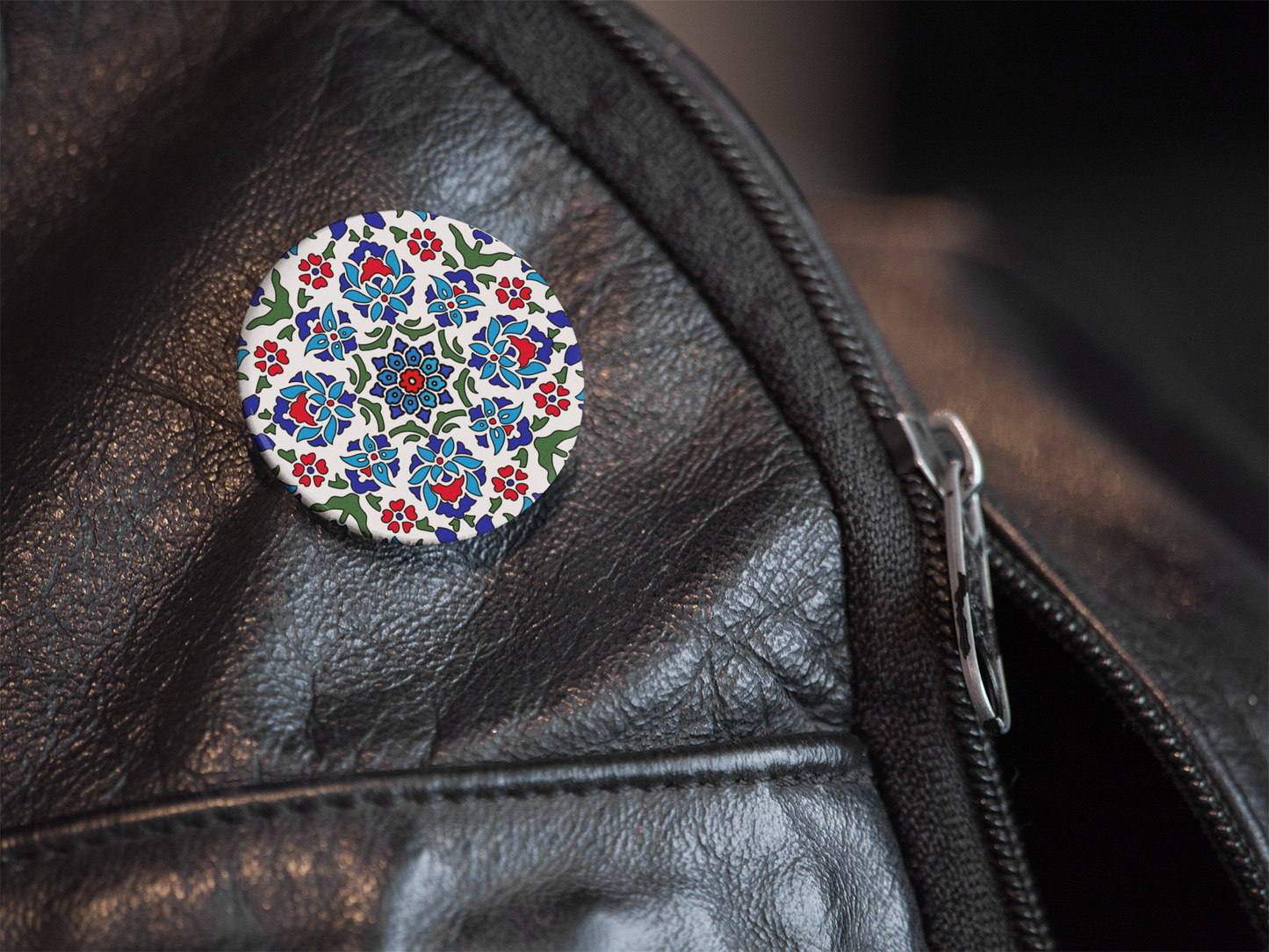 دبوس بنقشة فلسطينية - palastinian pattern Pin